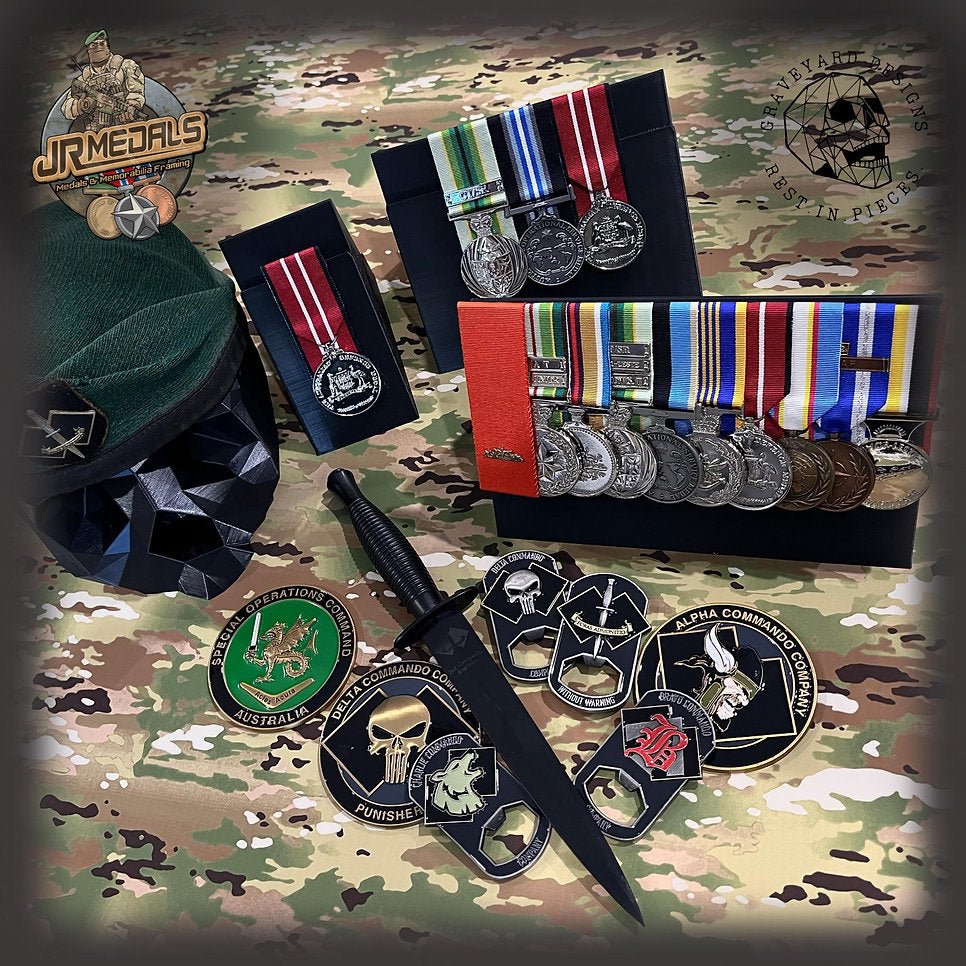 Medal Display Stand - Graveyard Designs