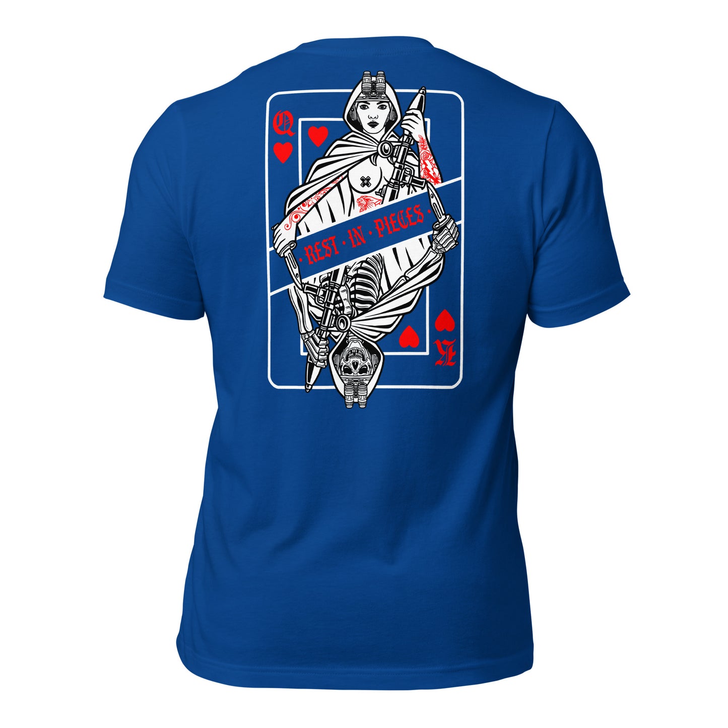 Graveyard Designs rest in pieces T-shirt blue