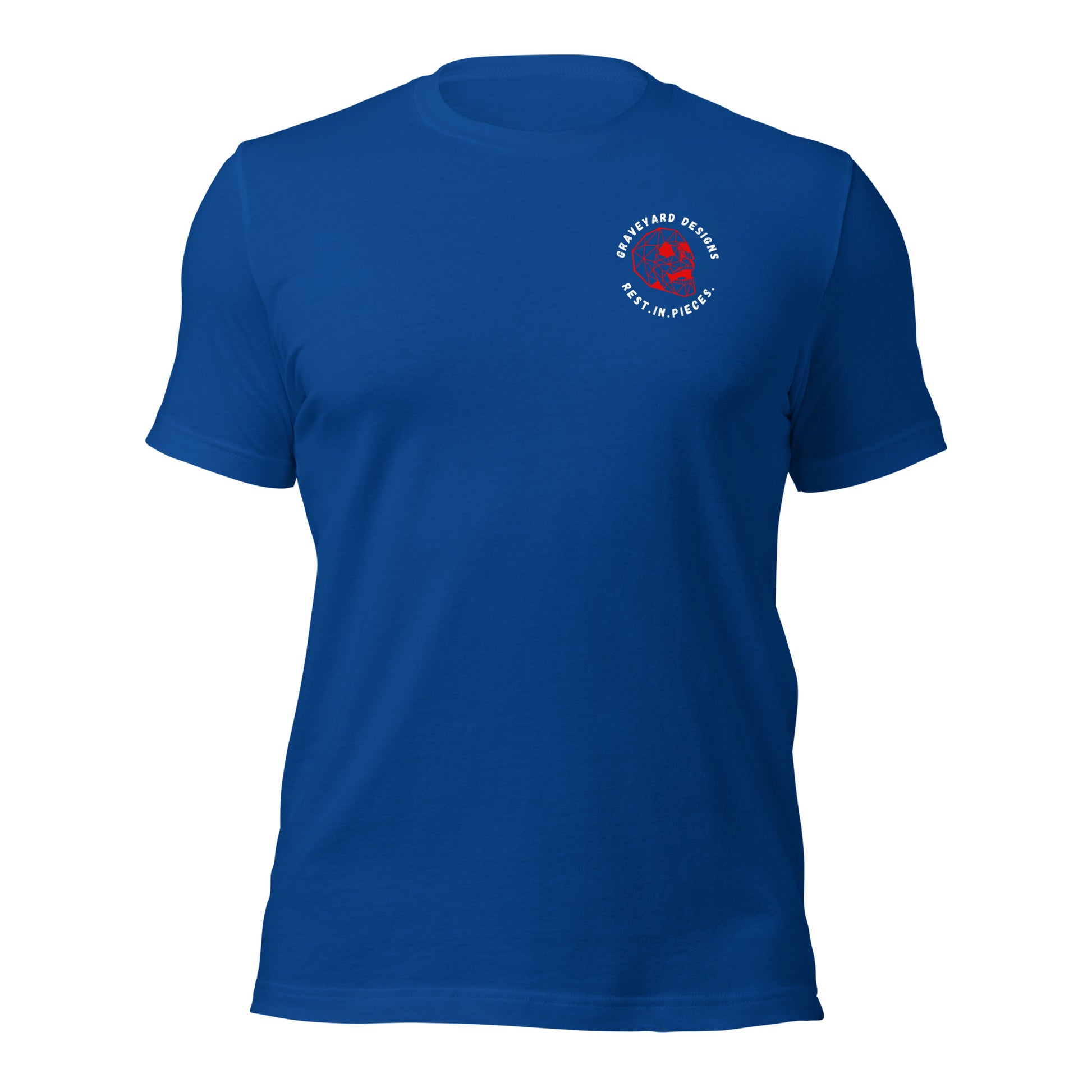Graveyard Designs rest in pieces T-shirt blue