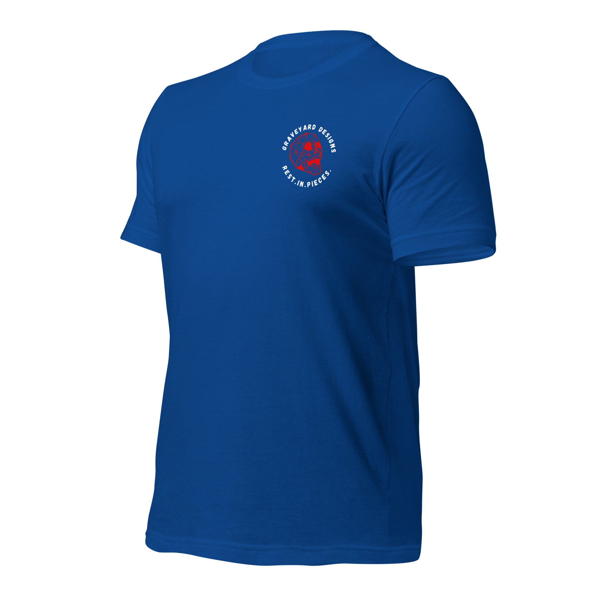 Graveyard Designs rest in pieces T-shirt blue